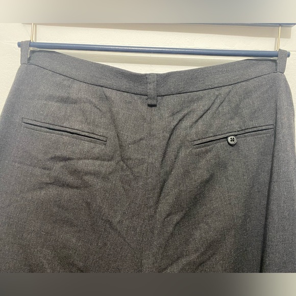 Size 10 High Waisted Ralph Lauren Straight Leg Wool Pants / Trousers - Picture 5 of 5